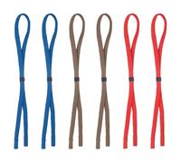 sourcing map 6pcs Glasses Strap Adjustable Sunglasses Strap Nylon Sunglasses Holder Strap Eyewear Retainer Lanyards String for Men Women Children, 3 Colors