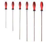 sourcing map 6pcs Hex Screwdriver Wrench Set 2/2.5/3/4/5/6mm S2 Steel Metric Magnetic Flat Head Screw Driver Hexagon Wrenches for Hand Repair Tools