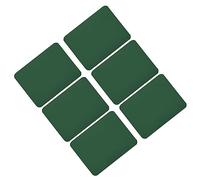 sourcing map 6Pcs Iron on Patches Fabric Repair Patches Iron-On Mending Fabric Dark Green 4.9"x3.7" for Clothes Repair, Pants, Bags Hole Repairing and Decoration