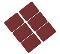 sourcing map 6Pcs Iron on Patches Fabric Repair Patches Iron-On Mending Fabric Date Red 4.9"x3.7" for Clothes Repair, Pants, Bags Hole Repairing and Decoration