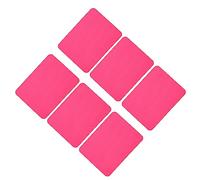 sourcing map 6Pcs Iron on Patches Fabric Repair Patches Iron-On Mending Fabric Rose Red 4.9"x3.7" for Clothes Repair, Pants, Bags Hole Repairing and Decoration