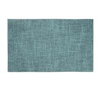 sourcing map 6pcs Linen Fabric Placemats 12" x 18" Polyester Rectangle Place Mats Machine Washable Heat Resistant Kitchen Table Mats for Outdoor Indoor Party Family Holiday, Blue Gray