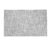 sourcing map 6pcs Linen Fabric Placemats 12" x 18" Polyester Rectangle Place Mats Machine Washable Heat Resistant Kitchen Table Mats for Outdoor Indoor Party Family Holiday, Silver Gray