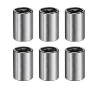 sourcing map 6Pcs LM4UU Linear Bearing 4mm Bore 8mm OD 11mm Length Linear Ball Bearings Double Side Rubber Sealed Bearing Steel for CNC Machine 3D Printer Food Packaging Machine