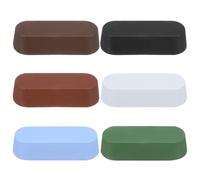sourcing map 6pcs Metal Buffing Polishing Compound Bars for Aluminum, Stainless Steel, Buffing Wheel, 2.5oz Each, Black,Brown,White,Green,Red,Blue