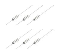 sourcing map 6Pcs Metal Temperature Thermal Fuse RY155 155 °C 311°F 15A 250V Cutoff Thermal Fuse for Motor Transformer Electric Industrial Home Appliance