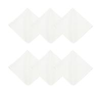 sourcing map 6Pcs Microfiber Cleaning Cloth for Glasses, 12x12inch Eyeglass Cleaning Cloth for Screens Cameras Cell Phones Electronics Lenses, White