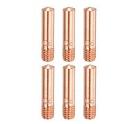 sourcing map 6pcs MIG Welding Gun Contact Tip 0.030" Copper MIG Welder Contact Tips Welding Gun Replacement Accessories for M-Series H-Series MIG Welding Gun