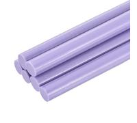 sourcing map 6pcs Mini Hot Glue Sticks for Glue Gun 11mm x 100mm Large Glue Sticks, Light Purple