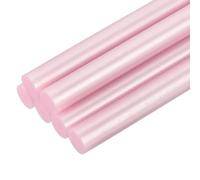 sourcing map 6pcs Mini Hot Glue Sticks for Glue Gun 11mm x 100mm Large Glue Sticks, Metallic Pink