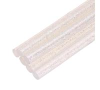 sourcing map 6pcs Mini Hot Glue Sticks for Mini Glue Gun, 4-inch x 0.28-inch Glue Gun Sticks for Art DIY Craft, Glitter Clear White
