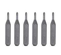 sourcing map 6pcs PH000 Phillips Screwdriver Bit 5/32" Hex Shank 28mm Length S2 Steel Magnetic Cross Head Screw Driver Bit for Electric Precision Repair