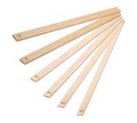 sourcing map 6Pcs Pottery Teaching Rolling Mud Stick Guides, 13" x 0.8" Wood Clay Roller 3 5 7mm Thick Ceramic Tools Strips Rolling Guides for Clay Thickness DIY Craft