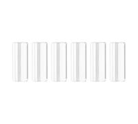 sourcing map 6Pcs PU Self-Adhesive Pulls, 1.97" Clear Recessed Finger Pulls Rectangle Sliding Door Handles Instant Handle for Glass Doors Windows Drawers Dressers Cabinets