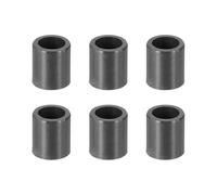 sourcing map 6Pcs Sleeve Bearing Plastic Bushings ID 5mm x OD 7mm x Length 8mm POM Wrapped Oilless Bushing, Black