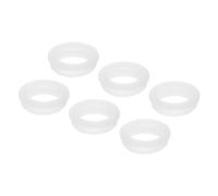 sourcing map 6Pcs Snap Rubber Grommet Hole Plug Mount Dia 22mm ID 17.5mm H 9.5mm Seal Anti-Scratch for Electrical Box Cable Pipe Transparent