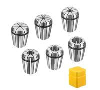 sourcing map 6pcs Spring Collet Chuck ER32 1/4" - 5/8" 65Mn Spring Steel Precision Router Collets for CNC Engraving Milling Lathe Tool