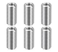 sourcing map 6pcs Thread Repair Inserts M12 x 1.75 Male to M8 x 1.25 Female Thread 25mm Long Stainless Steel Reducing Nuts Metric Self Tapping Sleeves Threaded Reducer Industrial Fasteners
