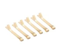 sourcing map 6Pcs Tiny Doll Hair Pins, 11mm/0.43in Light Gold Mini Metal Hair Clips Hairpins Bobby Pins for Doll, Doll Craft Supplies Bows DIY Hair Accessories