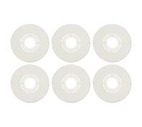 sourcing map 6pcs Wall Split Flange 0.79" (20mm) Plastic Round Adjustable Split Flange Pipe Cover Clip-on Escutcheon Collar Under Sink Pipe Radiator for Bathroom Kitchen Toilet, White