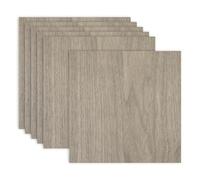 sourcing map 6PCS Walnut Plywood Sheets,12 x 12 x 1/8 Inch Unfinished Wood Board Lightweight/Durable Wood Panels for Laser Cutting & Engraving,Crafts,Painting, Aircraft Model