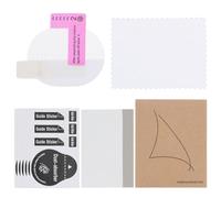 sourcing map 6pcs Watch Glass Screen Protectors 34mm HD High Definition Anti-Scratch Waterproof Ultra-Thin TPU Universal Smartwatch Screen Protective Film with Cloth Sticker Scraping Card