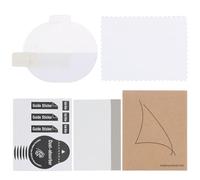 sourcing map 6pcs Watch Glass Screen Protectors 43mm HD High Definition Anti-Scratch Waterproof Ultra-Thin TPU Universal Smartwatch Screen Protective Film with Cloth Sticker Scraping Card