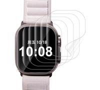 sourcing map 6Pcs Watch Screen Protectors 36mm x 32mm Rectangle Upgrade Sensitive Flexible TPU HD No-Bubbles Anti-Scratch Protective Film for Watch S9/8/7 41mm, Clear