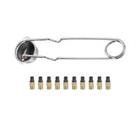 sourcing map 6pcs Welding Cutting Gun Tool Kit Includes Round 1pcs Igniter and 5pcs Stones for Welding Metalworking Outdoor Activities