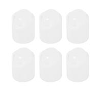 sourcing map 6Pcs White Disc Top Caps Replacement 24/410 Plastic Press Disk Caps 1.1x1.1x0.9 Inch Dispensing Lids for Squeeze Bottles, Refillable Bottles, Shampoo Bottles