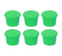 sourcing map 6Pcs Wine Stoppers Reusable Beer Bottle Cover Wine Bottle Stopper Wine Outlet Cap Wine Saver Green