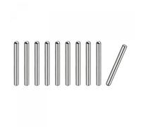 sourcing map 6x50mm Dowel Pins, 10pcs 304 Stainless Steel Round Head Flat Chamfered End Dowel Pin Bunk Bed Pins Shelf Pegs Support Shelves Fasten Elements