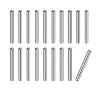 sourcing map 6x50mm Dowel Pins, 20pcs 304 Stainless Steel Round Head Flat Chamfered End Dowel Pin Bunk Bed Pins Shelf Pegs Support Shelves Fasten Elements