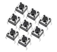 sourcing map 6x6x4.3mm Panel Mini/Micro/Small PCB Momentary Tactile Tact Push Button Switch DIP 8PCS