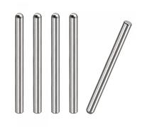 Sourcing Map 6x70mm Dowel Pins, 5pcs 304 Stainless Steel Round Head Flat Chamfered End Bunk Bed Pins Shelf Pegs Support Shelves Fasten Elements