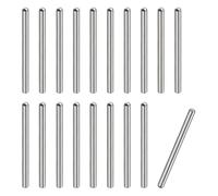 sourcing map 6x80mm Dowel Pins, 20pcs 304 Stainless Steel Round Head Flat Chamfered End Dowel Pin Bunk Bed Pins Shelf Pegs Support Shelves Fasten Elements
