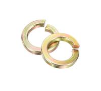 sourcing map 7/16" Split Lock Washer, 25Pcs Carbon Steel Spring Lock Washers Metal Split Ring Washer for Screw Bolts Machinery Zinc Plated