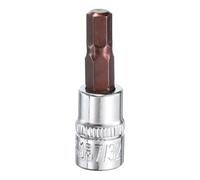 sourcing map 7/32" Hex Bit Socket 1/4" Drive SAE S2 Steel Square Drive Socket Extension Impact Bit Socket Ratchet Wrench Accessories for Turns Power Drill Into Nut Driver