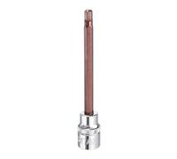 sourcing map 7/32" Hex Bit Socket 3/8" Drive SAE S2 Steel Square Drive Socket Extension Impact Bit Socket Ratchet Wrench Accessories for Turns Power Drill Into Nut Driver