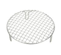 sourcing map 7.5 Inch Round Cooking Rack, Stainless Steel Canning Racks with Legs, Barbecue Mesh Grill for Baking Cooling Steaming Cookware