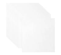 sourcing map 7.5x7.5 Vinyl Record Outer Sleeves 25pcs 3 Mil | Anti-Static Clear Plastic Record Covers Durable Disc Sleeves for LP Albums Storage Collection Protection