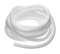 sourcing map 7/8 Inch x 33 Ft Split Wire Loom Tubing, Guard Convoluted Flex, Protective Split Cable Conduit, Flexible Wire Protector Tubing, Electrical Cord Cover, White