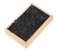 sourcing map 7.8oz Preserved Reindeer Moss, Black Decorative Artificial Fake Moss for Potted Plants Indoor Crafts Lichen Centerpieces Decor