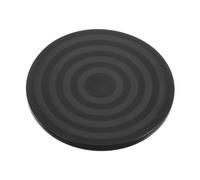 sourcing map 7.9 Inch Rotating Swivel Stand with Steel Ball Bearings PP Lazy Susan Base Turntable for Round Dining-Table Showcase Display Stand Service Black