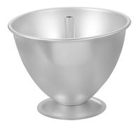 sourcing map 7 Inch Round Aluminum Doll Cake Pan, Metal Princess Doll Cake Baking Non Stick for Home Kitchen Dessert DIY Silver