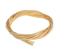 sourcing map 7 Rolls Bamboo Strips for Weaving, 0.12" x 10ft Basket Weaving Supplies Wicker Repair Kit 0.4mm Thick Thin Bamboo Strips for Basket Making DIY Crafts Furniture Chandelier