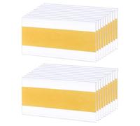 sourcing map 70 Pcs Self Adhesive Label Holder, 3.5 x 1.7 Inch Shelf Tag Label Holders PVC Shelf Tag Index Card Pockets for Bookshelf Mailbox Shelves Storage Bins Library