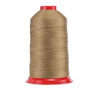 sourcing map 700 Yards Bonded Nylon Sewing Thread Size 840D/3 Sewing-Heavy Duty Nylon Upholstery Thread Outdoor Thread for Leather Jeans and Weaving Craft Machine DIY Beige