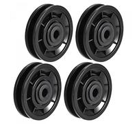 sourcing map 70mm Bearing Pulley Wheel Cable Fitness Equipment Accessories 4pcs