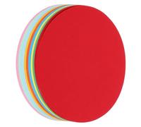 sourcing map 72 PCS Circle Cutouts Paper, 6 Inch Round Cutouts 180gsm Circle Cardstock for DIY Crafts Classroom Bulletin Board Decoration,Assorted Colors